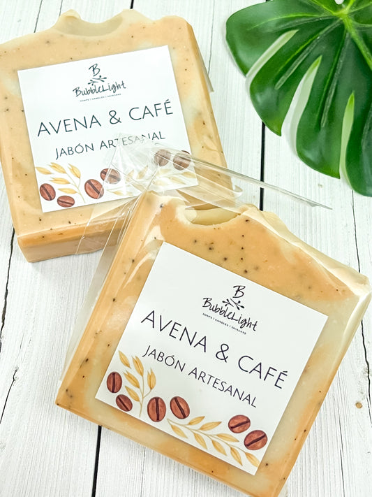 Jabón Artesanal Avena & Café