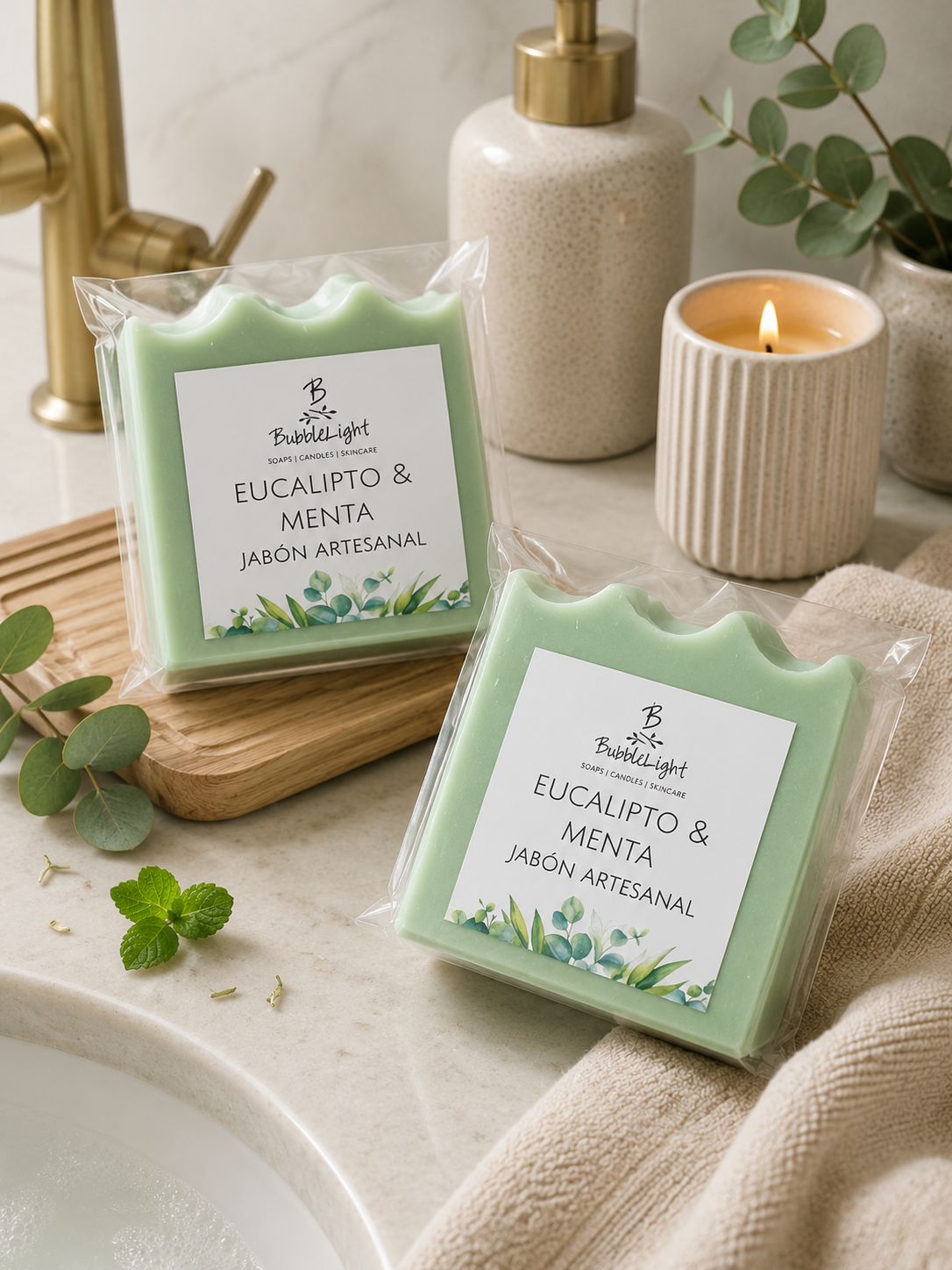 Jabón Artesanal Eucalipto & Menta