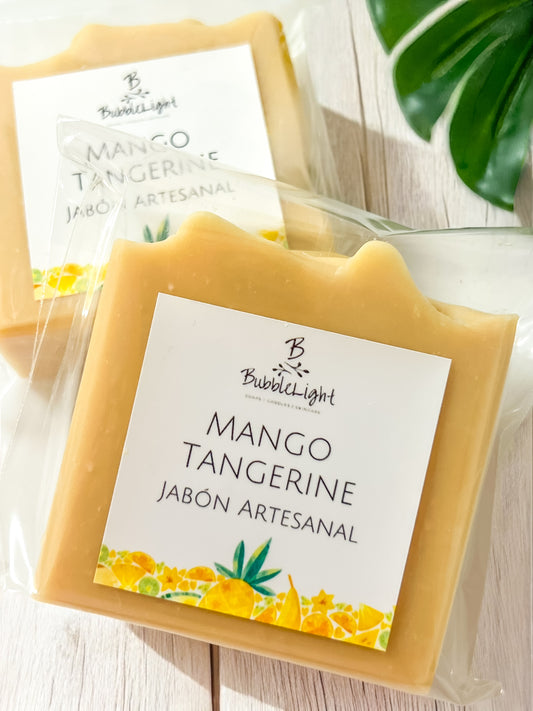 Jabón Artesanal Mango Tangerine