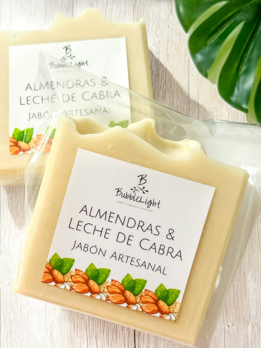 Jabón Artesanal Almendras & Leche de Cabra