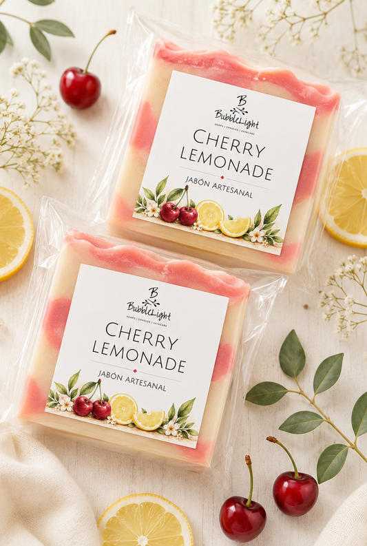 Jabón Artesanal Cherry Lemonade
