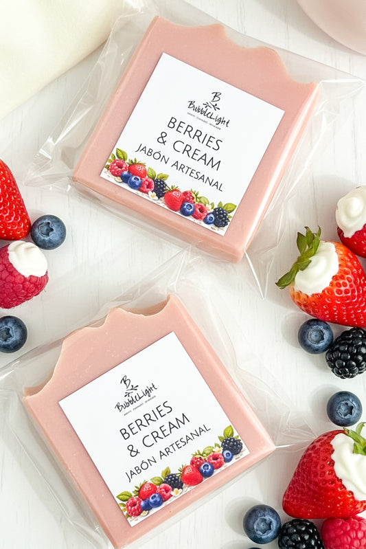 Jabón Artesanal Berries & Cream