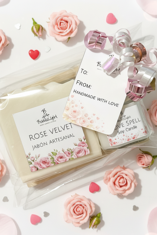 Kit Rose Velvet con rositas