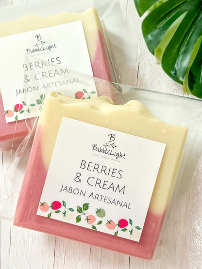 Jabón Artesanal Berries & Cream