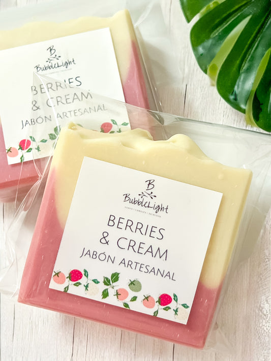 Jabón Artesanal Berries & Cream