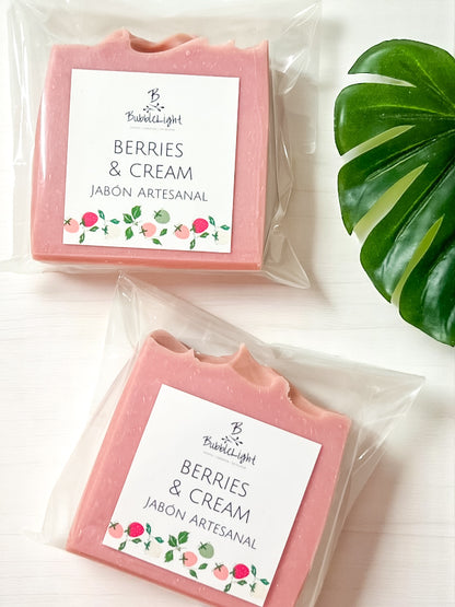 Jabón Artesanal Berries & Cream