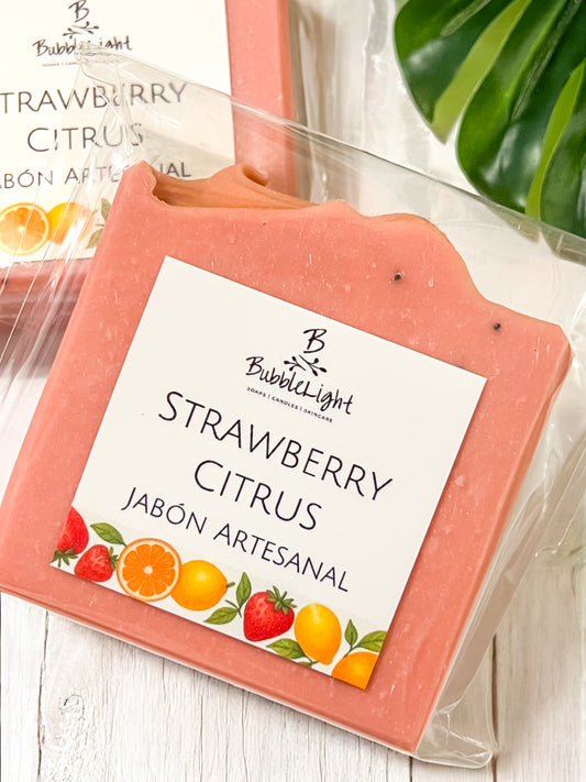 Jabón Artesanal - Strawberry Citrus