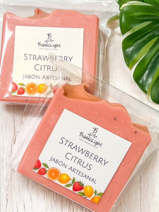 Jabón Artesanal - Strawberry Citrus