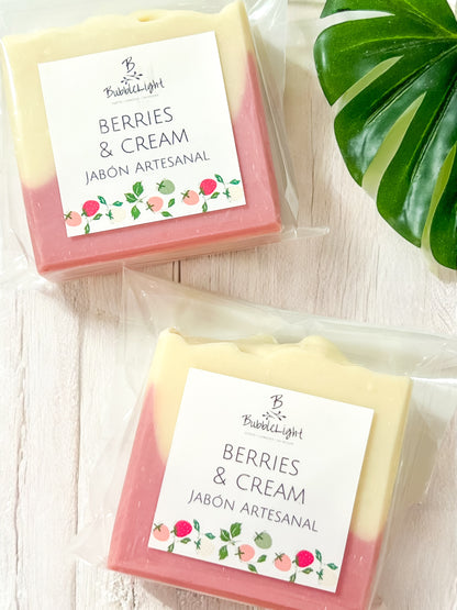 Jabón Artesanal Berries & Cream