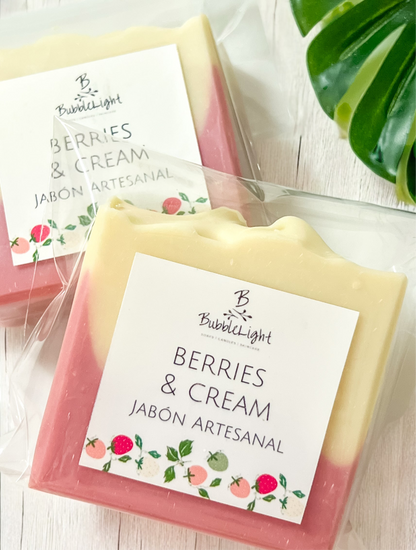 Jabón Artesanal Berries & Cream