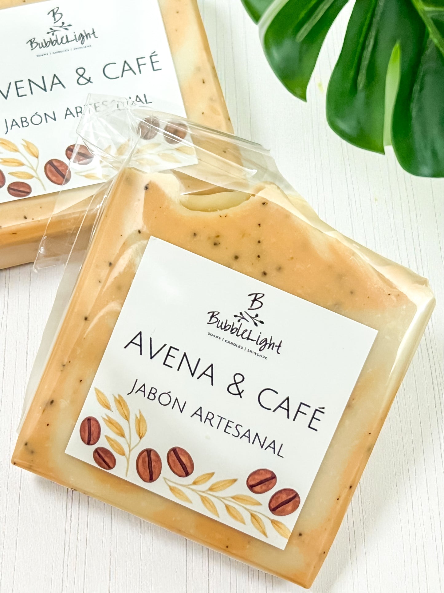 Jabón Artesanal Avena & Café