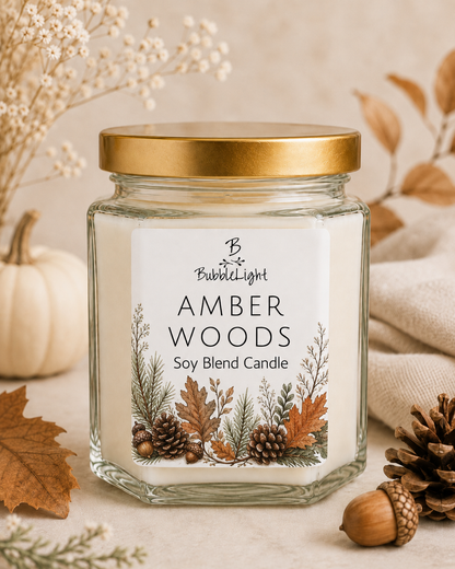 Amber Woods - Vela Artesanal
