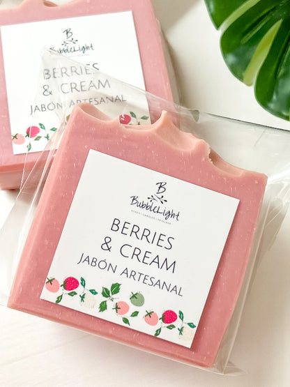 Jabón Artesanal Berries & Cream