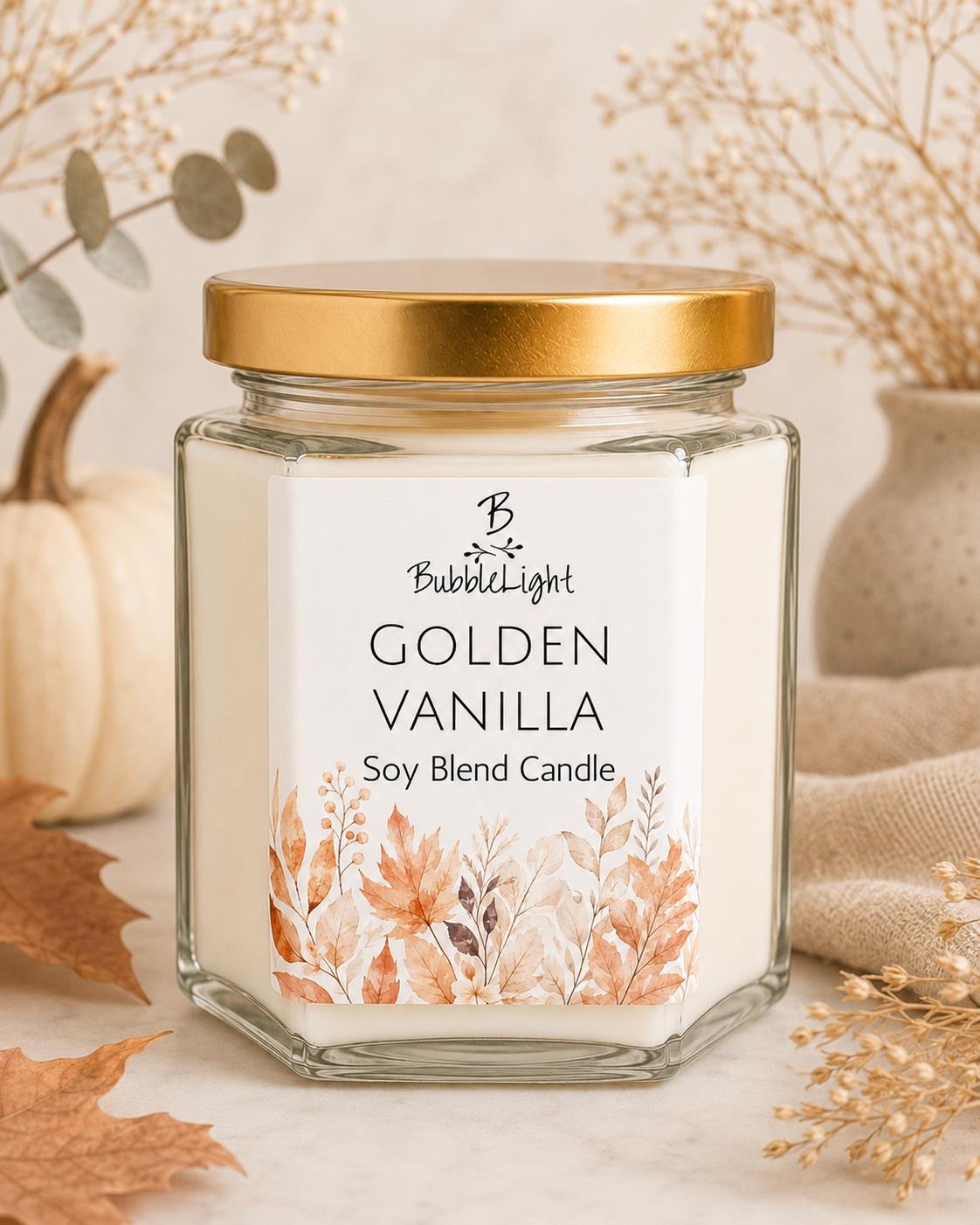 Golden Vanilla - Vela Artesanal