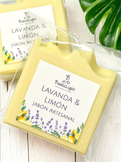 Jabón Artesanal Lavanda & Limón