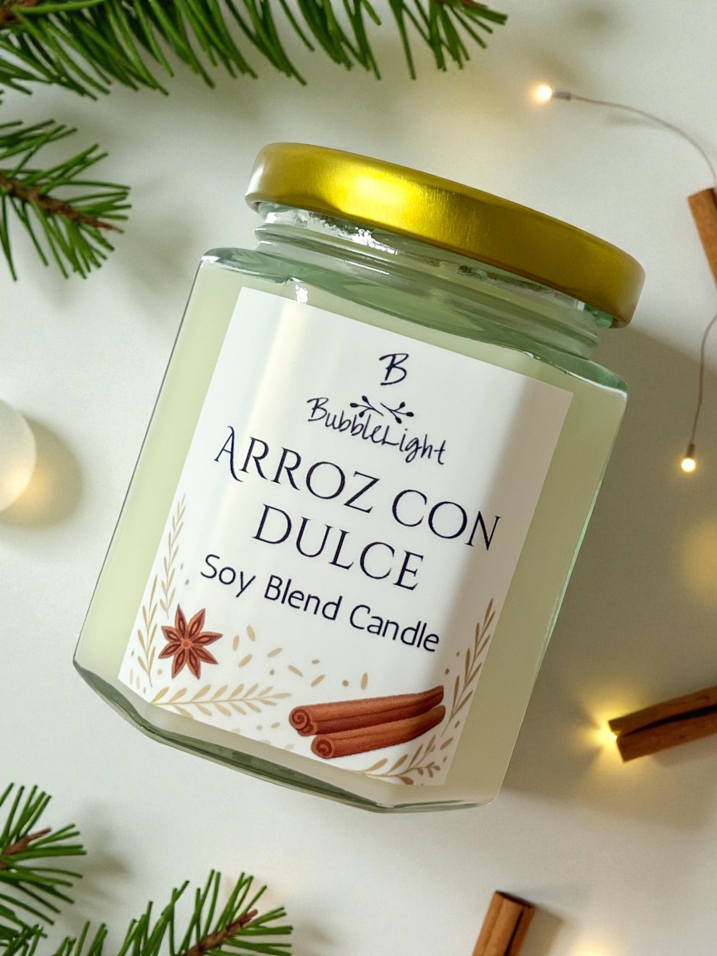 Arroz con Dulce - Vela Artesanal