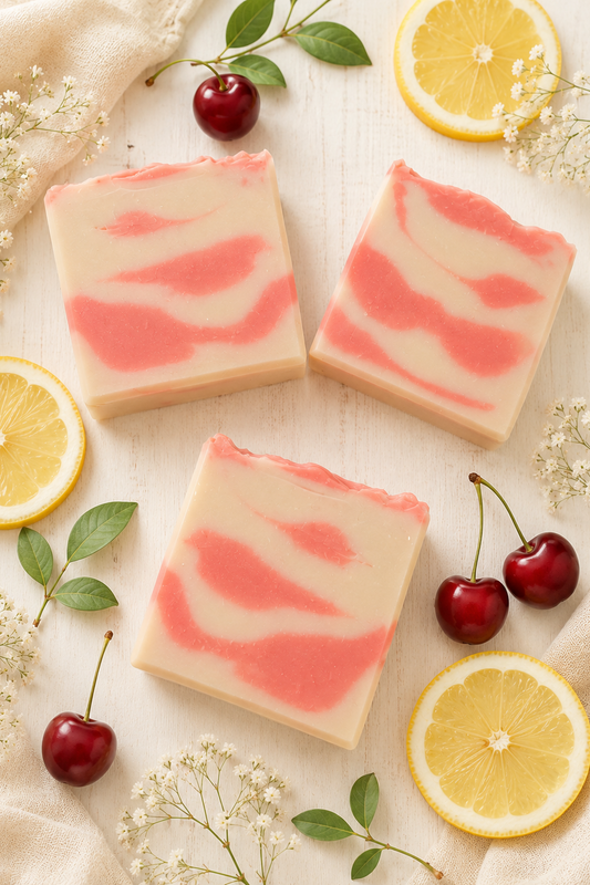 Jabón Artesanal Cherry Lemonade