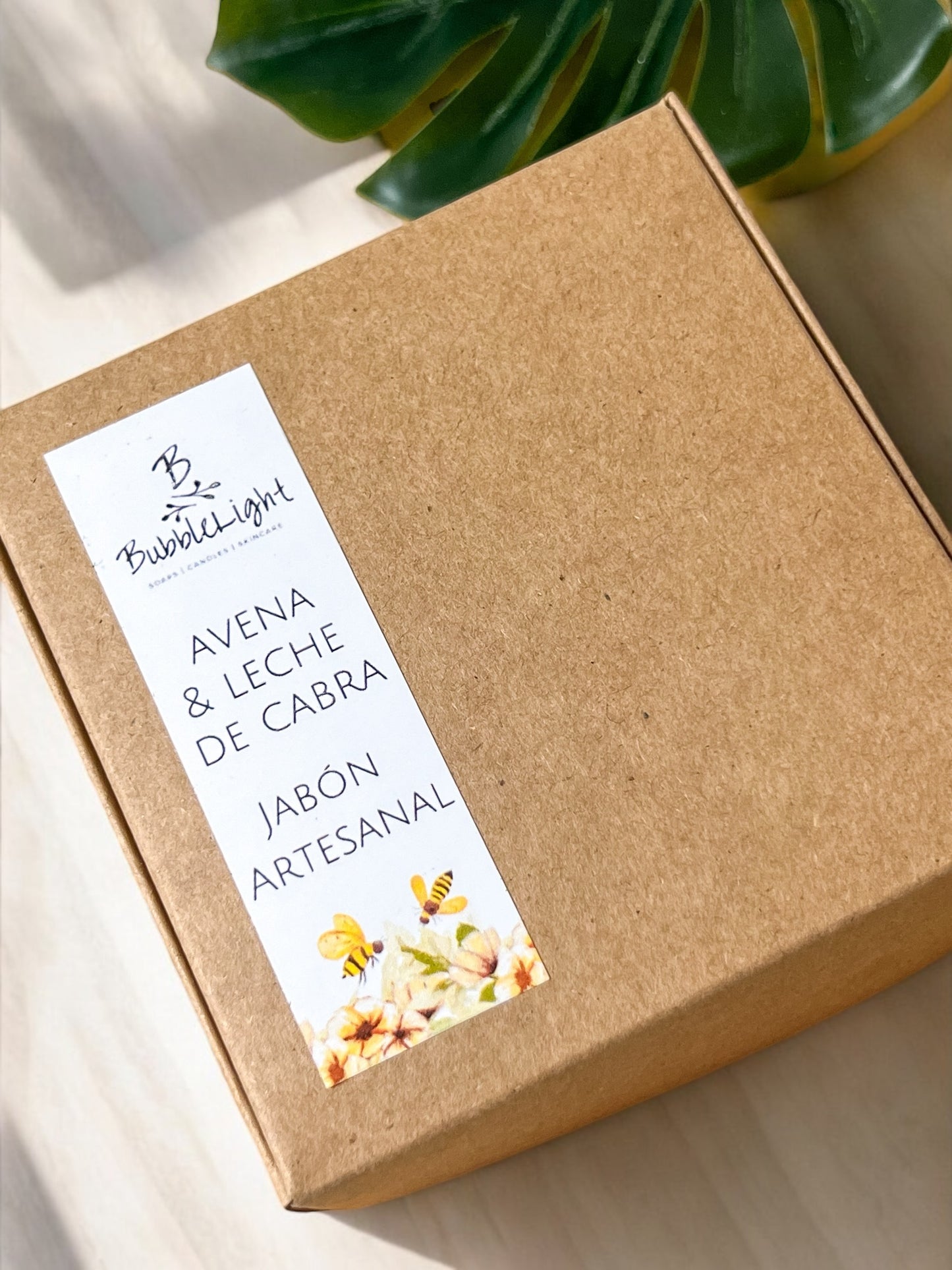 Jabón Artesanal Avena & Leche de Cabra