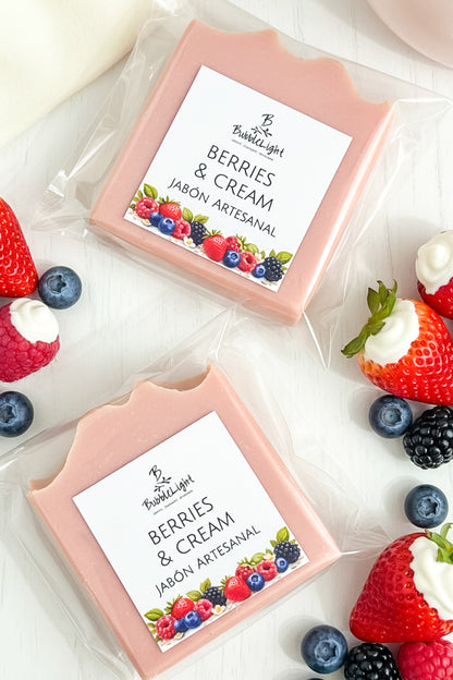 Jabón Artesanal Berries & Cream
