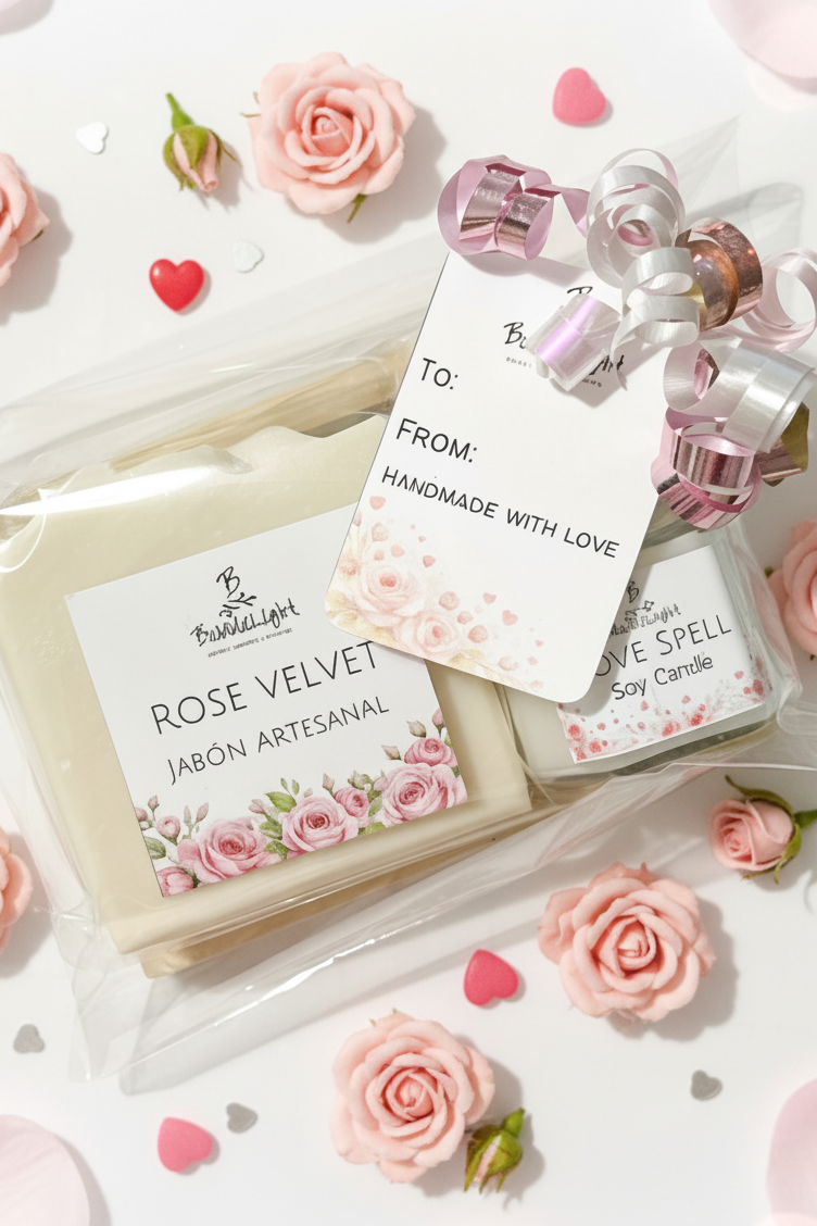 Kit Rose Velvet con rositas